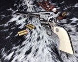 1989 Colt SAA, Nickel, 7.5 inch, .45 Colt, Boxed, Ivory Grips,NOS - 24 of 25