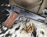 WWI 1918 Colt Black Army 1911 W/ Holster, .45ACP, Original Finish - 2 of 21