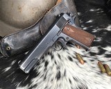 WWI 1918 Colt Black Army 1911 W/ Holster, .45ACP, Original Finish - 3 of 21