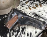 WWI 1918 Colt Black Army 1911 W/ Holster, .45ACP, Original Finish - 9 of 21
