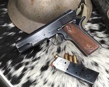 WWI 1918 Colt Black Army 1911 W/ Holster, .45ACP, Original Finish - 14 of 21