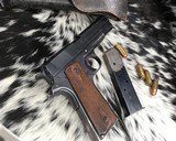 WWI 1918 Colt Black Army 1911 W/ Holster, .45ACP, Original Finish - 18 of 21