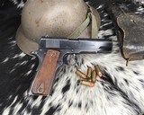 WWI 1918 Colt Black Army 1911 W/ Holster, .45ACP, Original Finish - 21 of 21