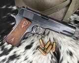 WWI 1918 Colt Black Army 1911 W/ Holster, .45ACP, Original Finish - 10 of 21