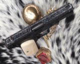 1903 Colt Hammerless, .32ACP, Hand Engraved, Ivory Grips ( preban) - 4 of 16