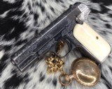 1903 Colt Hammerless, .32ACP, Hand Engraved, Ivory Grips ( preban) - 9 of 16