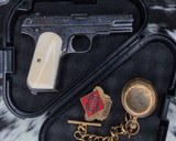 1903 Colt Hammerless, .32ACP, Hand Engraved, Ivory Grips ( preban) - 8 of 16