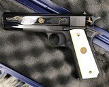 Limited Edition Colt Heritage 1911, Baron Engraving, Gold Inlay, .45acp, NIB - 1 of 13