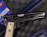 Limited Edition Colt Heritage 1911, Baron Engraving, Gold Inlay, .45acp, NIB - 11 of 13