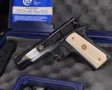 Limited Edition Colt Heritage 1911, Baron Engraving, Gold Inlay, .45acp, NIB - 10 of 13