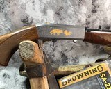 Browning SA 22 Rifle, Grade VI, Engraved W/Gold Inlay, NIB - 4 of 21