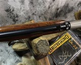 Browning SA 22 Rifle, Grade VI, Engraved W/Gold Inlay, NIB - 9 of 21