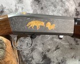 Browning SA 22 Rifle, Grade VI, Engraved W/Gold Inlay, NIB - 16 of 21