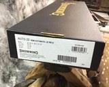Browning SA 22 Rifle, Grade VI, Engraved W/Gold Inlay, NIB - 12 of 21