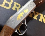 Browning SA 22 Rifle, Grade VI, Engraved W/Gold Inlay, NIB - 14 of 21