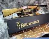 Browning BL-22 Grade II, Maple AAA, .22SLLR, Engraved, NIB