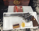 1980 Colt MKIII Trooper, Nickel, 8 inch, .22LR, Boxed - 9 of 21