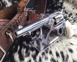 1899 Colt SAA, .45 Colt, 5.5 Inch Nickel, Ivory Grips - 15 of 24
