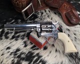 1899 Colt SAA, .45 Colt, 5.5 Inch Nickel, Ivory Grips - 7 of 24