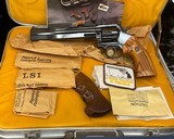 Dan Wesson Arms Revolver Mod. 15-2 VH,.38/.357 4 Barrel Cased Set, 2.5”, 4”,6”,8”, Vented Rib ,Bright Blued Finish,Unfired in Cased Set - 1 of 11