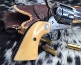 1924 Colt SAA, First Gen, .45 Colt, Ivory, - 6 of 25