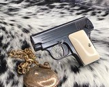 1908 Colt Pocket Hammerless pistol, .25 ACP, Made in 1921, Ivory Grips - 1 of 13
