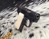 1908 Colt Pocket Hammerless pistol, .25 ACP, Made in 1921, Ivory Grips - 2 of 13