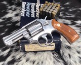 Smith and Wesson Stainless model 65-3, 3 inch Barrel, “The .357 Military and Police Heavy Barrel” Boxed - 11 of 15