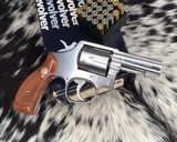 Smith and Wesson Stainless model 65-3, 3 inch Barrel, “The .357 Military and Police Heavy Barrel” Boxed - 2 of 15