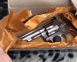 Smith and Wesson model 63 no-dash, Kit Gun Stainless .22 LR, 4 inch Boxed - 11 of 14