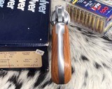 Smith & Wesson model 650 no-dash, The .22 Magnum Rimfire Service Kit Gun Stainless, Two Cylinders - 11 of 15