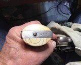 Antique Smith & Wesson No.3 Nickel, Ivory, .44 S&W American. - 6 of 25