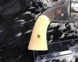 Antique Smith & Wesson No.3 Nickel, Ivory, .44 S&W American. - 20 of 25
