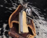 Antique Smith & Wesson No.3 Nickel, Ivory, .44 S&W American. - 13 of 25
