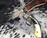 Antique Smith & Wesson No.3 Nickel, Ivory, .44 S&W American. - 12 of 25