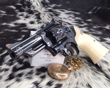 Smith & Wesson Model 57 No-dash, 4 inch, Master Engraved, signed - 5 of 20