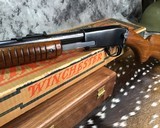 Prewar 1941 Winchester model 61, .22 pump SLLR, Unfired in Numbered Picture Box - 9 of 25