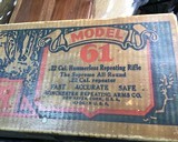 Prewar 1941 Winchester model 61, .22 pump SLLR, Unfired in Numbered Picture Box - 4 of 25