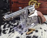 1980 Colt SAA, Nickel 5.5 Inch NOS in Box - 16 of 16
