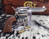 1980 Colt SAA, Nickel 5.5 Inch NOS in Box - 10 of 16