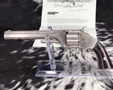 1862 Smith & Wesson #2 Revolver ,With Jinks Letter, Nickel .32 Rimfire - 4 of 16