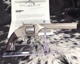 1862 Smith & Wesson #2 Revolver ,With Jinks Letter, Nickel .32 Rimfire - 15 of 16