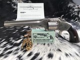 1862 Smith & Wesson #2 Revolver ,With Jinks Letter, Nickel .32 Rimfire - 13 of 16
