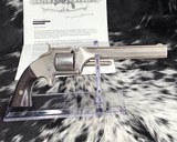 1862 Smith & Wesson #2 Revolver ,With Jinks Letter, Nickel .32 Rimfire - 3 of 16