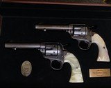 Pair of Copper Queen Mining Colt Bisley’s, Cased W/ Docs, Trades Welcome! - 10 of 25