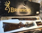 Engraved and Gold Inlaid Browning Model 42 High Grade Slide Action .410 Bore Shotgun with Box - 4 of 25
