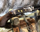 Engraved and Gold Inlaid Browning Model 42 High Grade Slide Action .410 Bore Shotgun with Box - 3 of 25