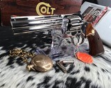 1980 Colt Python, 6 inch, Nickel, Boxed, Pristine condition - 15 of 17