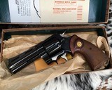 1962 Colt Python, Early 4 inch, Boxed, 98% - 20 of 22