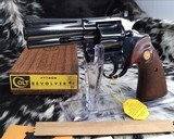 1962 Colt Python, Early 4 inch, Boxed, 98% - 22 of 22